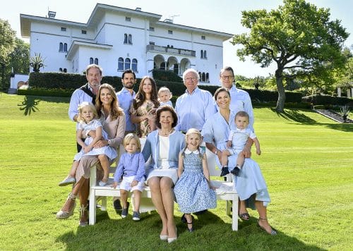 Königsfamilie Schweden Solliden