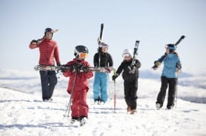 Ski fahren in Schweden