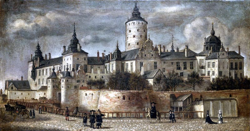 Gemälde tre kronor Schloss