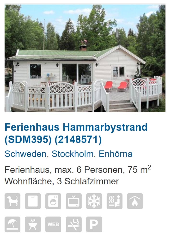 Ferienhaus Hammarbystrand (SDM395) (2148571)