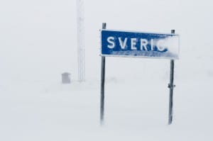Wo Schweden an seine Grenzen stößt. Lappland, hoch im Norden. Foto: Helena Wahlman, imagebank.sweden.se
