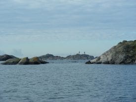 Insel Ursholmen mit Leuchtturm im Nationalpark Kosterhavet. Foto: Geological Survey of Sweden SGU /flickr.com (CC BY 2.0)